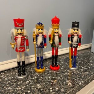 Christmas Nutcracker Decor Set of 4